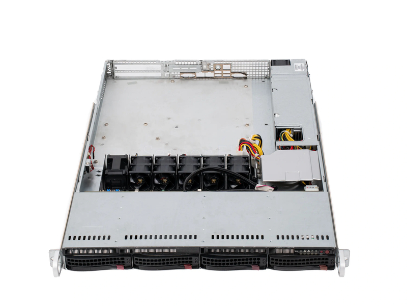 Серверный корпус Supermicro CSE-815 (1U, 4LFF, 1x БП 600W) [SC815TQ-600WB] 3
