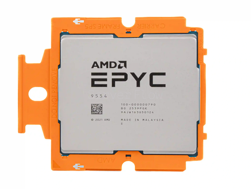 Процессор AMD EPYC 9554 (64/128, 3.1GHz-3.75GHz, 360W)