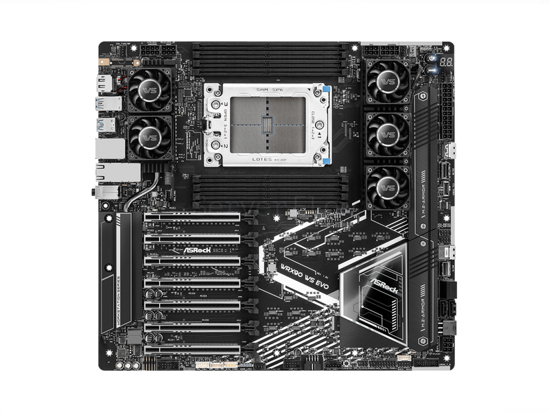 Материнская плата ASRock WRX90 WS EVO (EEB, sTR5, 8 DIMM)