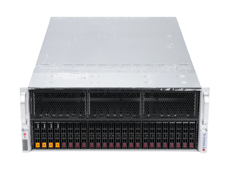 Серверная платформа Supermicro A+ Server 4124GS-TNR+ 4U 24SFF (4x U.2, 4x 2000W, 2 xSP3)