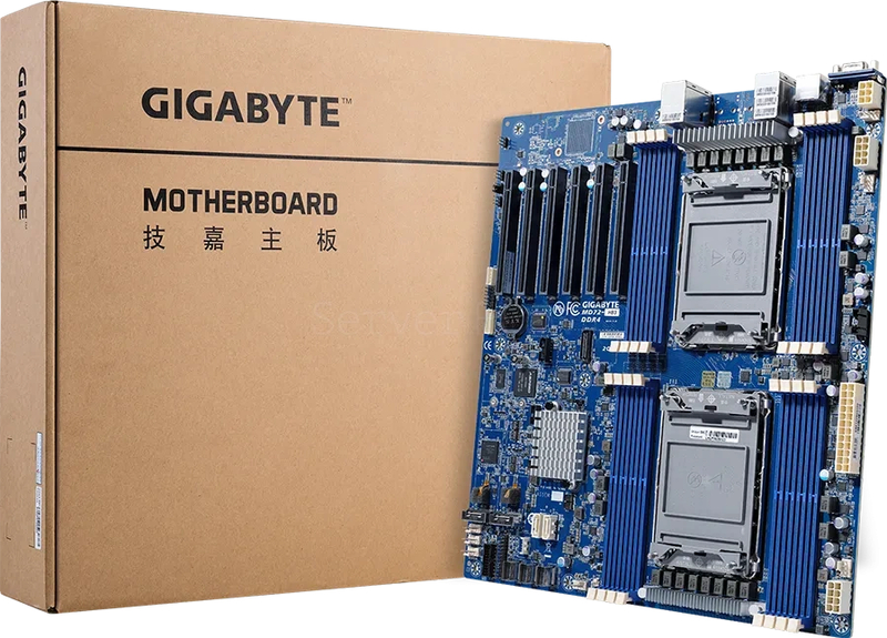 Материнская плата Gigabyte MD72-HB3 Rev 1.x (E-ATX, 2x LGA4189, 16 DIMM) 3