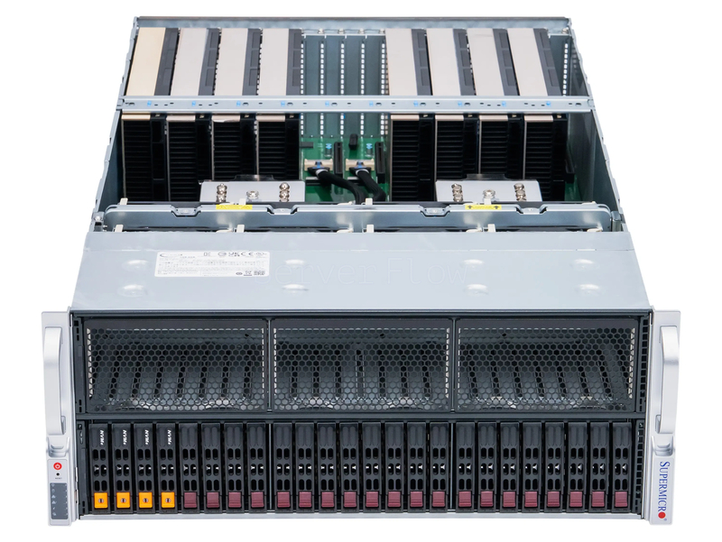 Supermicro 4125GS-TNRT (8× H100 80GB, 2× EPYC 9354, RAM 1TB)