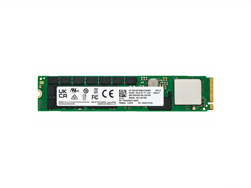 SSD-накопитель Samsung PM983a 1.92TB M2 [MZ1LB1T9HBLS-00AMV]
