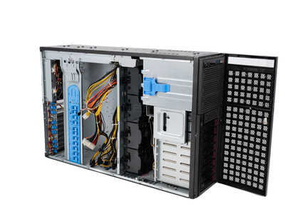 Серверный корпус Supermicro 747BTQ-R2K04B (4U, 8 LFF, 2x БП 2000W)