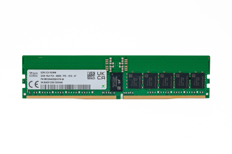 Оперативная память 32GB DDR5 ECC REG SK Hynix 4800Mhz 1Rx4 [HMCG84AEBQA]