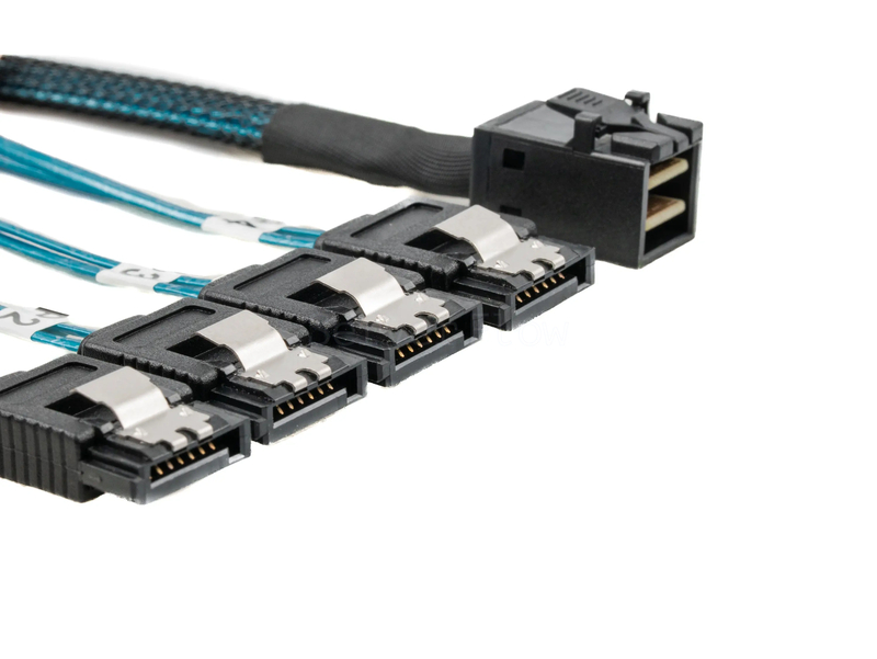 Кабель SFF8643 - 4x SATA 0.5м 1