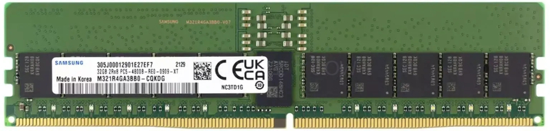 Оперативная память 32GB DDR5 ECC REG Samsung 4800Mhz 1Rx4 [M321R4GA3BB0-CQK]
