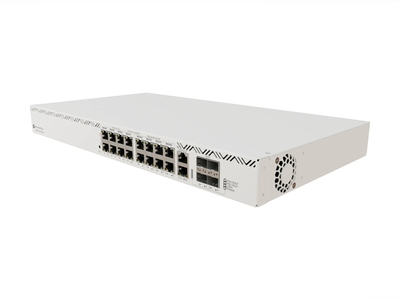 Коммутатор MikroTik CRS320-8P-8B-4S+RM (17x RJ45 1 Гбит/с, 4x SFP+ 10 Гбит/с)