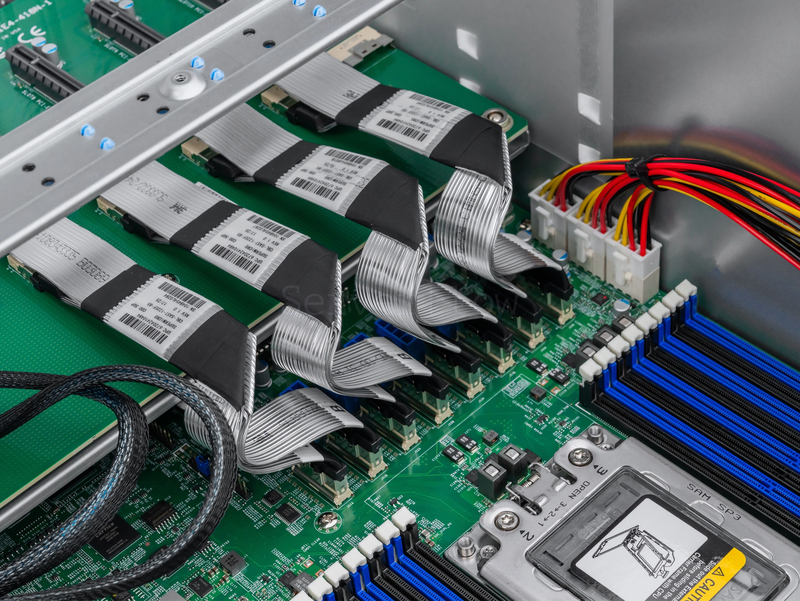 Серверная платформа Supermicro A+ Server 4124GS-TNR+ 4U 24SFF (4x U.2, 4x 2000W, 2 xSP3) 16