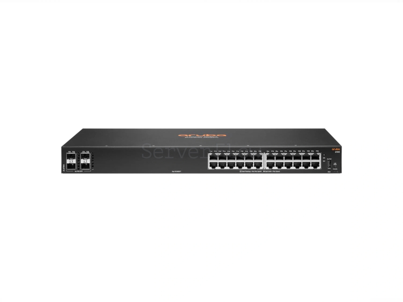 Коммутатор HPE Aruba CX 6100 24G 4SFP+ (24x RJ-45 1 Гбит/с, 4x SFP+ 10 Гбит/с) [JL678A]