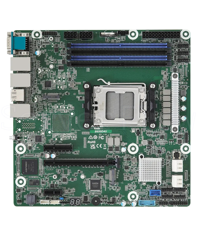 Материнская плата ASRock B650D4U (Micro-ATX, AM5, 4 DIMM)