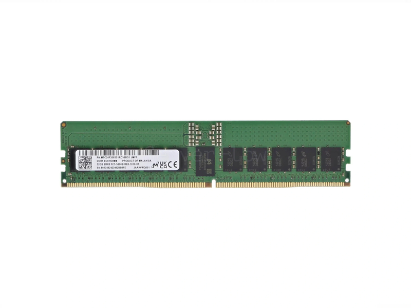 Оперативная память 32GB DDR5 ECC REG Micron 5600Mhz 2Rx8 [MTC20F2085S1RC56BG1]