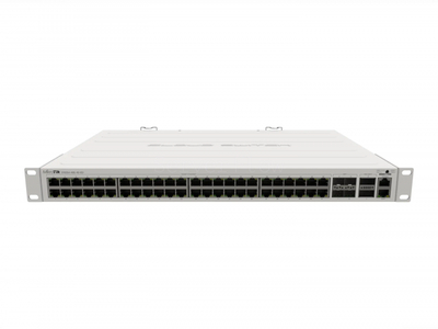 Коммутатор MikroTik CRS354-48G-4S+2Q+RM (48x RJ45 1 Гбит/с, 4x SFP+ 10 Гбит/с, 2x QSFP+ 40 Гбит/с)