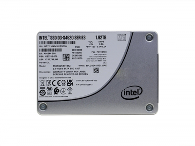 SSD-накопитель Intel D3-S4520 1.92TB 2.5" SATA 6Gb/s [SSDSC2KB019TZ01]