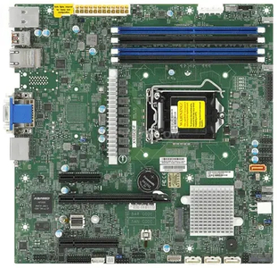 Материнская плата Supermicro X12SCZ-F (Micro-ATX, LGA1200, 4 DIMM) [MBD-X12SCZ-F]