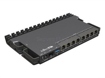 Коммутатор MikroTik RB5009UPR+S+IN (1x RJ45 2.5 Гбит/с, 7х RJ45 1 Гбит/с, 1x SFP+ 10 Гбит/с)