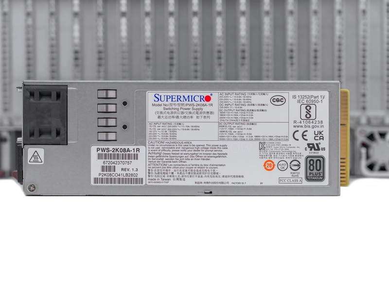 Серверная платформа Supermicro A+ Server 4124GS-TNR+ 4U 24SFF (4x U.2, 4x 2000W, 2 xSP3) 3