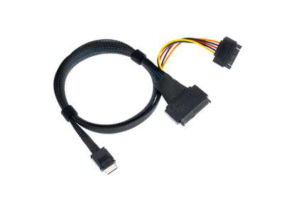 Кабель SFF8611 (Oculink) - U2 (SFF8639) (NVMe) 1м