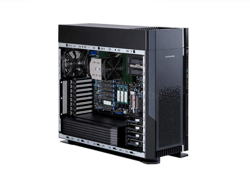 Серверная платформа Supermicro SYS-551A-T Tower 4LFF (2000W, LGA4677 Xeon W)  3