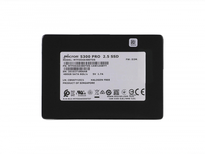SSD-накопитель Micron 5300 PRO 480GB 2.5" 6Gb/s [MTFDDAK480TDS]