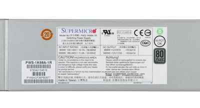Блок питания Supermicro PWS-1K68A-1R 1600W