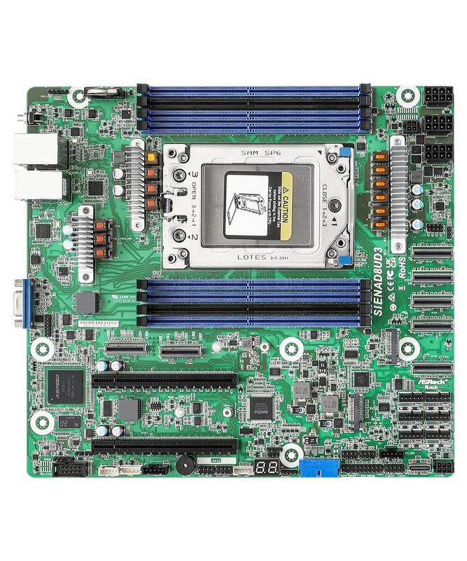 Материнская плата ASRock Rack SIENAD8UD3 (Deep Micro-ATX, SP6, 8 DIMM)