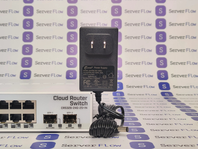 Коммутатор MikroTik CRS326-24G-2S+IN (24x RJ45 1 Гбит/с, 2x SFP+ 10 Гбит/с)