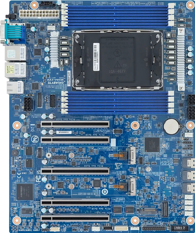 Материнская плата Gigabyte MS04-CE0 Rev 1.x (ATX, LGA4710, 8 DIMM)