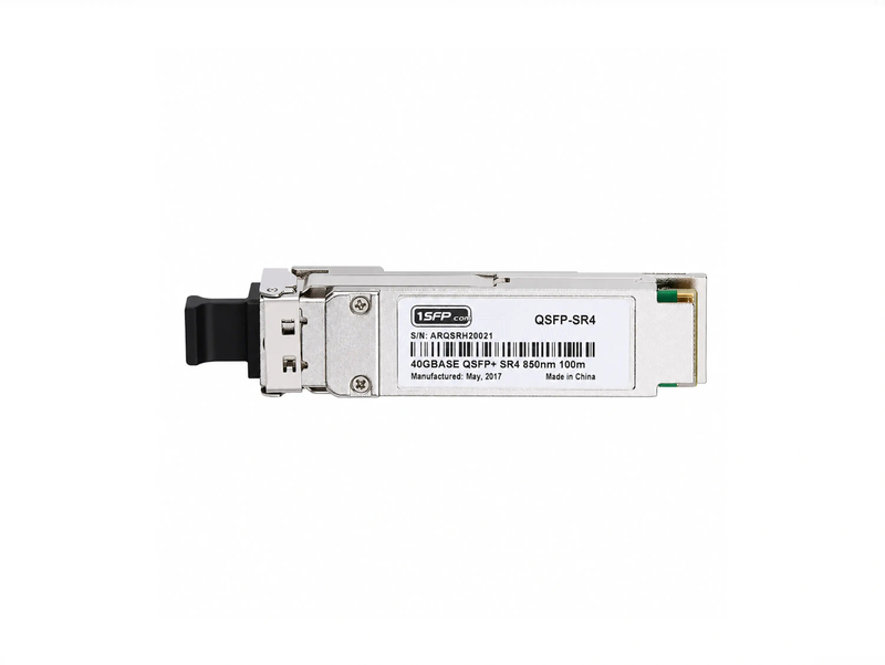 Трансивер 1SFPcom QSFP+SR4 QSFP+ (40GBase-SR4, 850-nm, 100m)