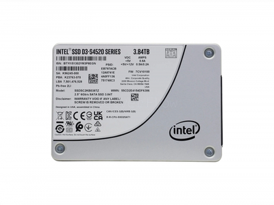 SSD-накопитель Intel D3-S4520 3.84TB 2.5" SATA 6Gb/s [SSDSC2KB038TZ01]