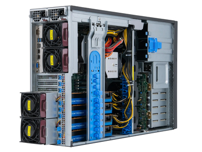Supermicro 747BTQ-R2K04B (4× Radeon Pro WX8200 8GB, 2× Xeon E5 2697v4, RAM 256GB)