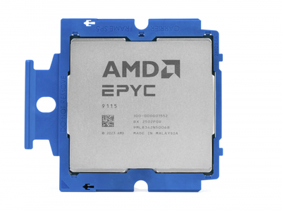 Процессор AMD EPYC 9115 (16c/32t, 2.6GHz-4.1GHz, 155W)
