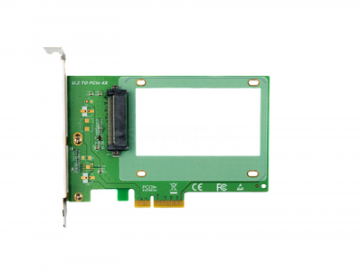 Переходник PCIe 4.0 x4, 1x U.2 (Full profile, SFF8639)