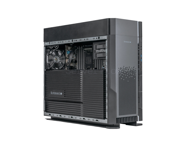 Серверная платформа Supermicro SYS-551A-T Tower 4LFF (2000W, LGA4677 Xeon W)  1
