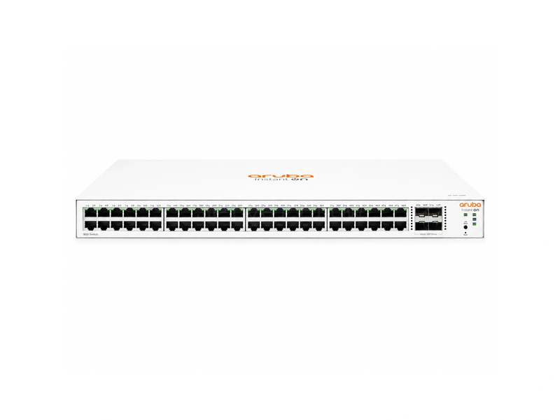 Коммутатор HPE Networking Instant On 1830 48G 4SFP (48x RJ-45 1 Гбитс, 4x SFP 1 Гбитс) [JL814A]