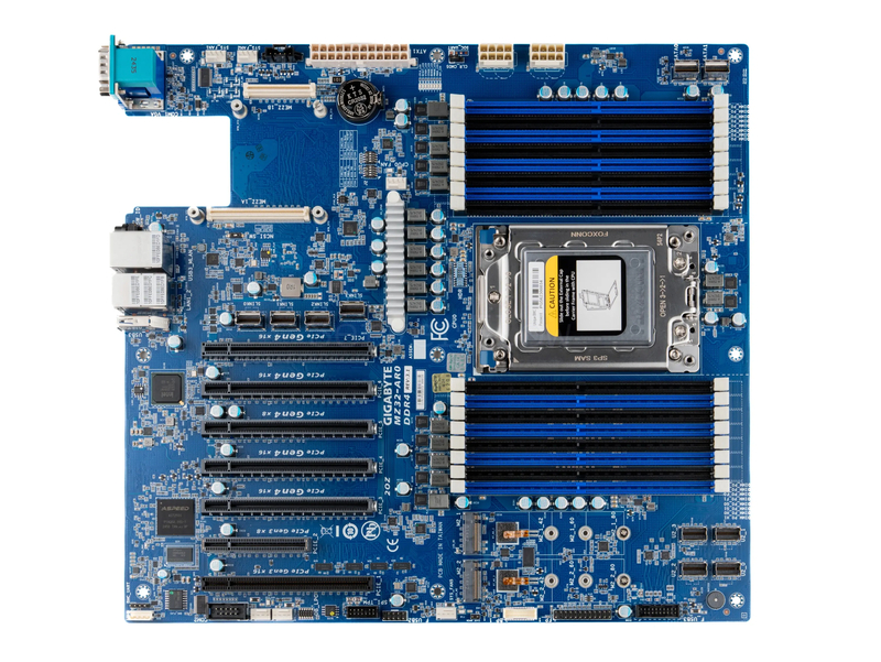 Материнская плата Gigabyte MZ32-AR0 Rev 3.x (E-ATX, SP3, 16 DIMM)