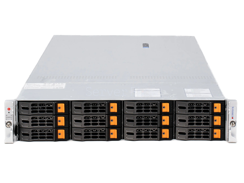 Supermicro AS-2025HS-TNR (2× Radeon AI PRO R9700 32GB, 2× EPYC 9124, RAM 128GB)