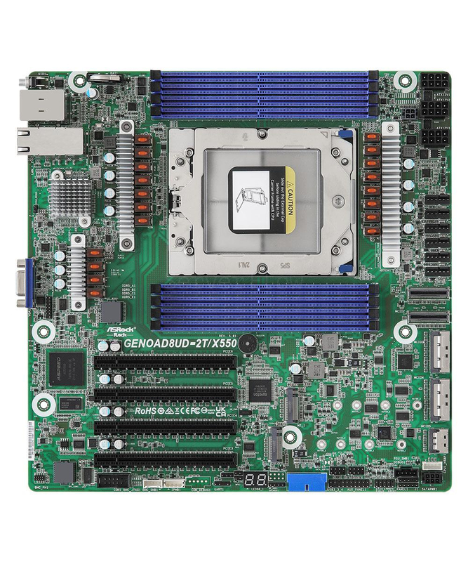 Материнская плата ASRock Rack GENOAD8UD-2T/X550 (Proprietary, SP5, 8 DIMM)