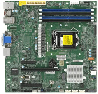 Материнская плата Supermicro X12SCZ-QF (Micro-ATX, LGA1200, 4 DIMM) [MBD-X12SCZ-QF]
