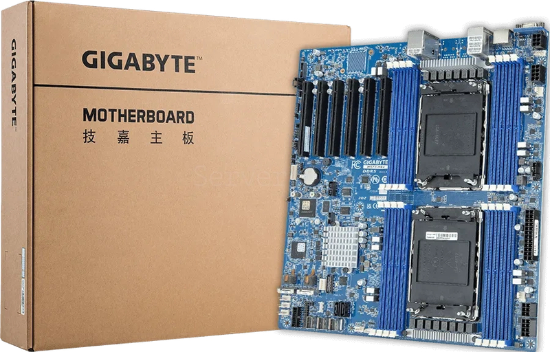 Материнская плата Gigabyte MS73-HB1 Rev 1.x/3.x (E-ATX, 2x LGA4677, 16 DIMM) 3