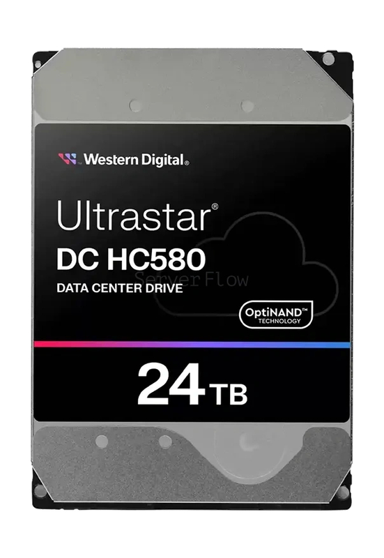 Жесткий диск WD Ultrastar DC HC580 24TB Base (SE) 3.5" SAS 12GB/s [0F62802]