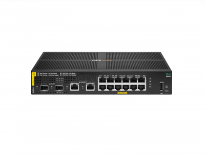 Коммутатор HPE Aruba CX 6000 12G Class4 PoE 2SFP 139W TAA (12x RJ-45 1 Гбит/с, 2x SFP 1 Гбит/с) [S4R21A]