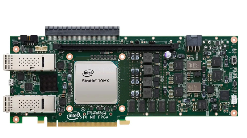 Карта ускоритель для центров обработки данных Intel Stratix 10 MX FPGA H-Tile [DK-DEV-1SMX-H-A]