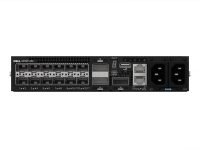 Коммутатор Dell PowerSwitch S4112F-ON PS/IO Airflow (12x SFP+ 10 Гбит/с, 3x QSFP28 100 Гбит/с)