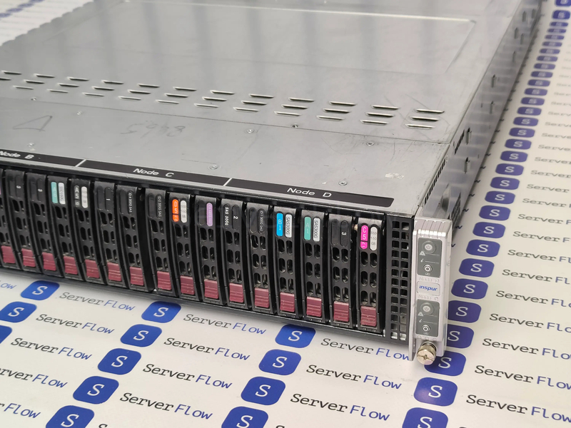 Сервер Блейд Supermicro SuperServer 2028TP-HTR-SIOM 2U 4x 6SFF 15