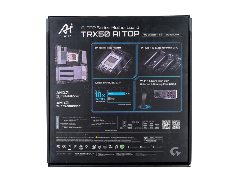 Материнская плата Gigabyte TRX50 AI TOP (E-ATX, sTR5, 8 DIMM) 5