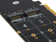 Переходник PCIe 4.0 x16, 4x M.2 (Low profile, NGFF 22110) 3