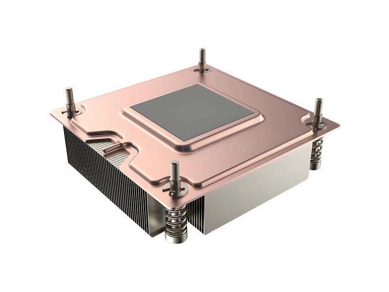 Радиатор COOLSERVER CS-1700-1UV11A-P (1U, Passive, LGA1700, 130W) 1