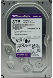 Жесткий диск WD Purple Pro 8TB 3.5" SATA 6GB/s [WD8002PURP]