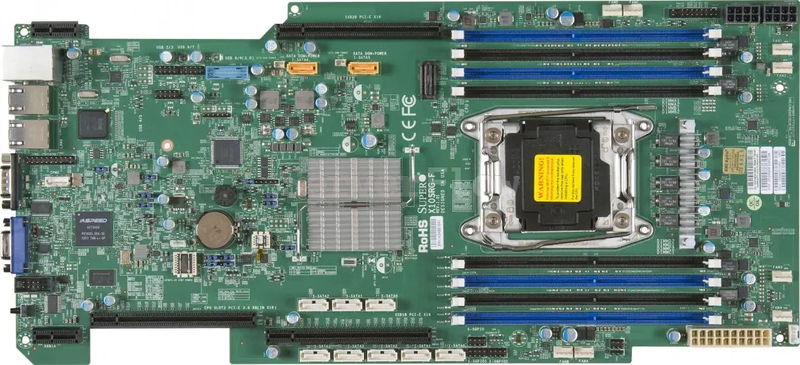 Материнская плата Supermicro X10SRG-F (Proprietary 7.71" x 16.64", LGA2011-3, 8 DIMM) [MBD-X10SRG-F]